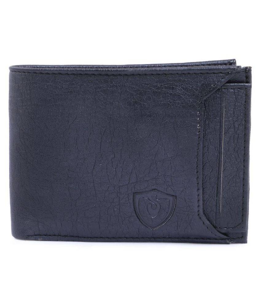     			Keviv - Black Leather Men's Regular Wallet ( Pack of 1 )