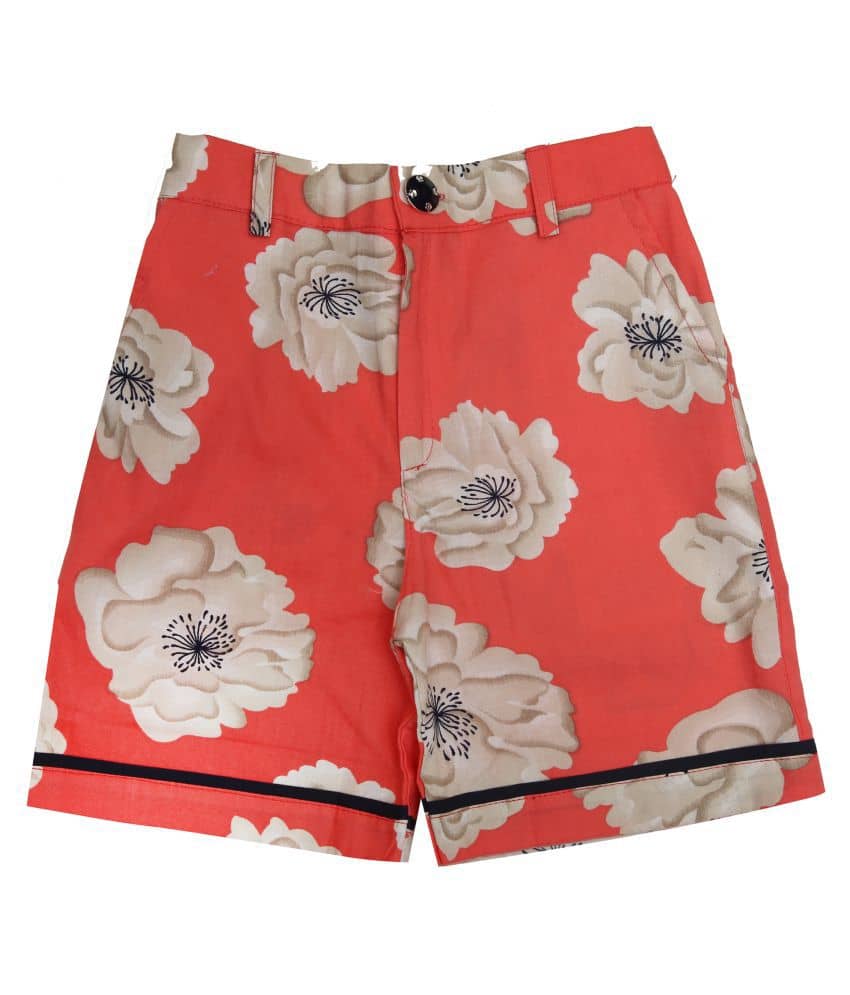 Zadmus Girls Cotton Hot Pants ( Orange ) - Shorts | Buy online on ZillyBuy
