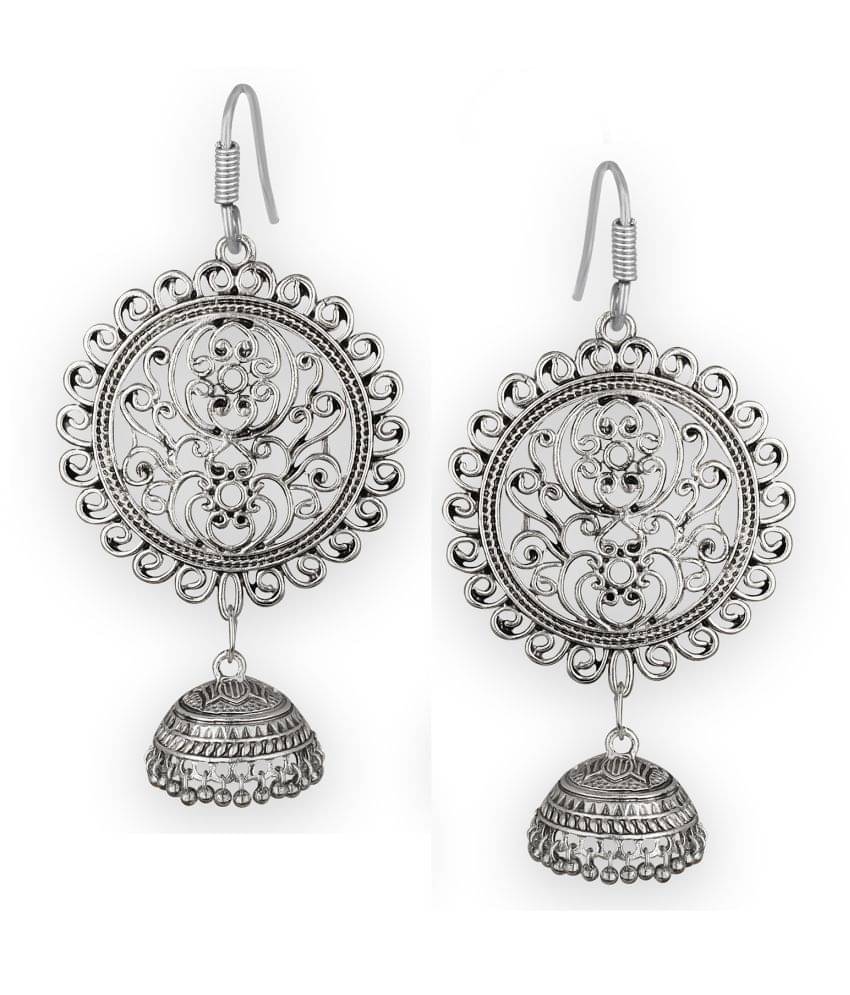     			Spargz Designer Antique Oxidised Jhumki Earring For Women aier_1476