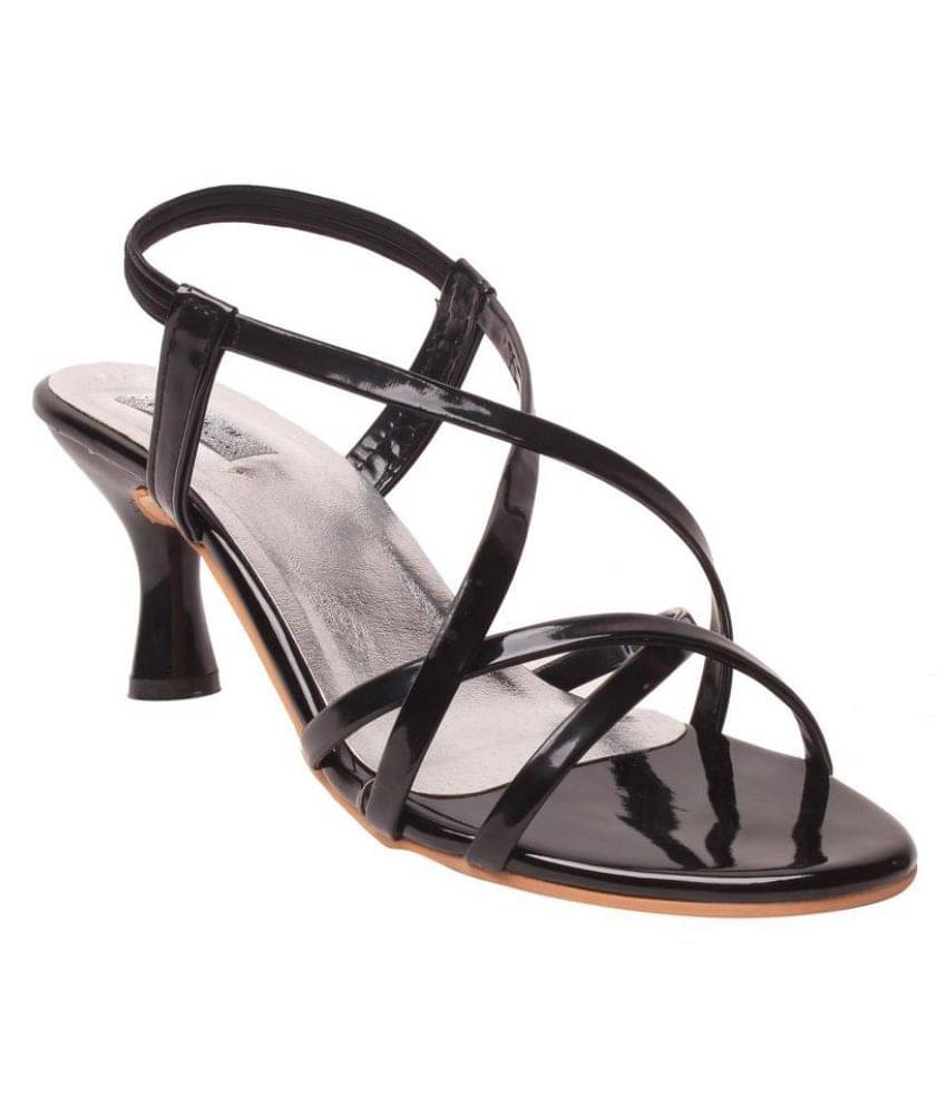     			Feel It -  Black Women's Kitten Heels