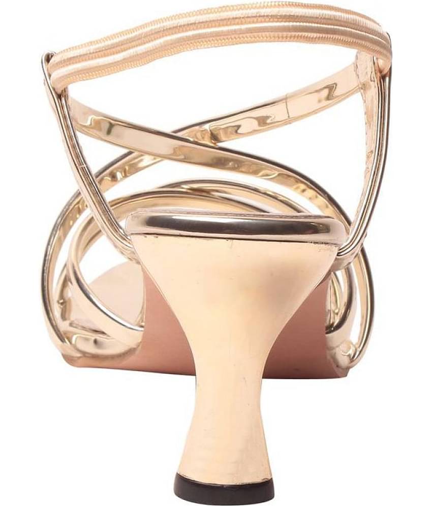 Feel It - Gold Women's Sandal Heels