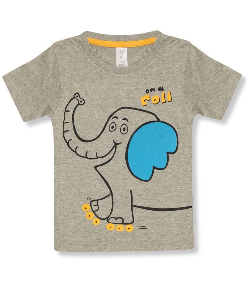     			Ap'pulse Pack of 1 Boys Cotton T-Shirt ( Gray )