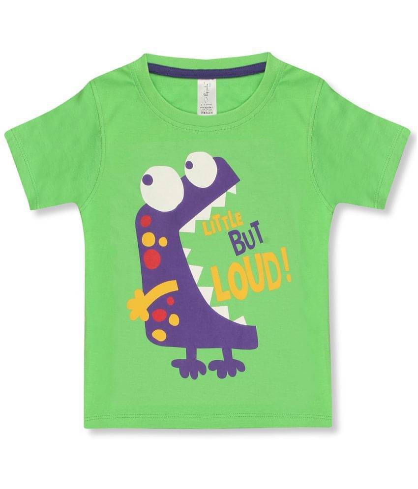    			Ap'pulse Pack of 2 Boys Cotton T-Shirt ( Green )