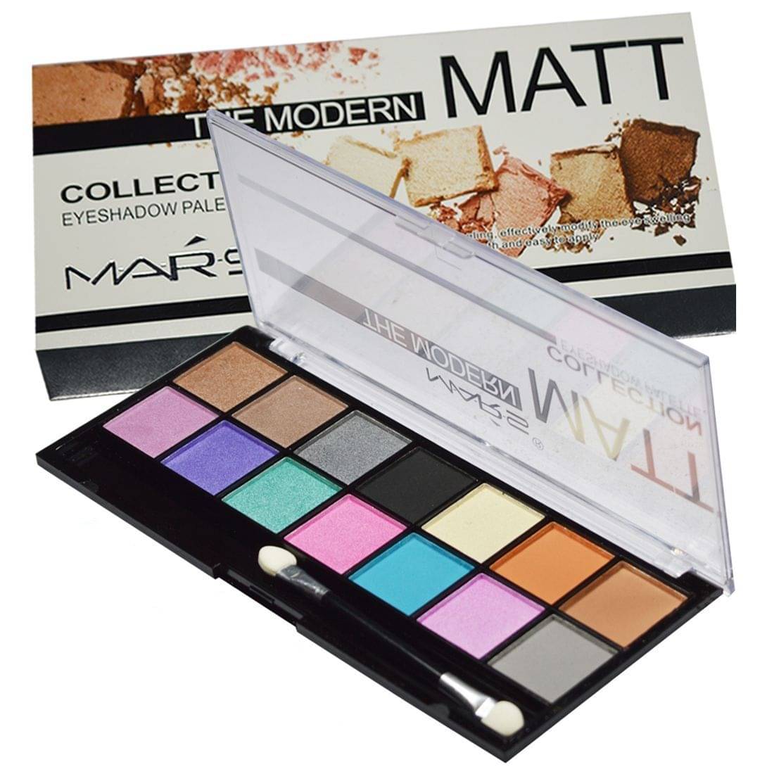 Mars Imported Matte The Modern Collection Palette-02 Eye Shadow Pressed Powder Colours 18 gm Mars Imported Matte The Modern Collection Palette-02 Eye Shadow Pressed Powder Colours 18 gm