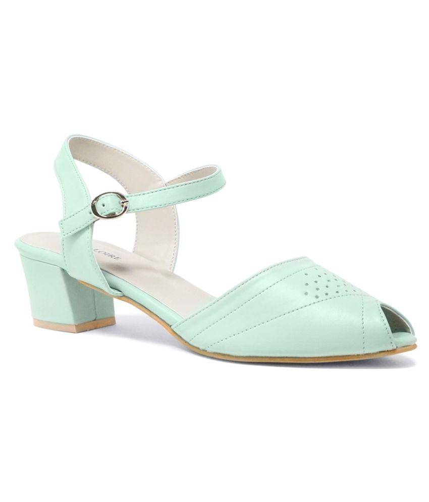 MARC LOIRE - Green Women's Sandal Heels MARC LOIRE - Green Women's Sandal Heels
