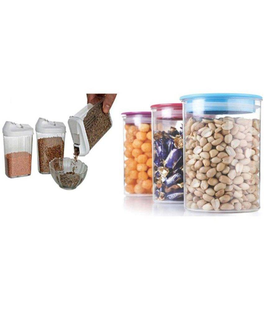Analog kitchenware Food/Grocery Set Polycarbonate Food Container Set of 6 900 mL Analog kitchenware Food/Grocery Set Polycarbonate Food Container Set of 6 900 mL