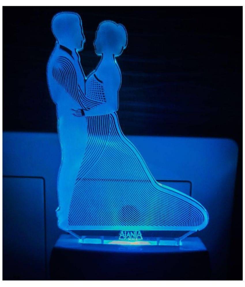 Ajanta Romantic Love Couple I Love You Code:2099 3D Night Lamp Multi - Pack of 1 Ajanta Romantic Love Couple I Love You Code:2099 3D Night Lamp Multi - Pack of 1