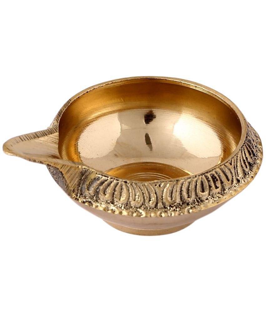     			Aadigange Brass Deepak Lamp/ Diya 2.5 Inch