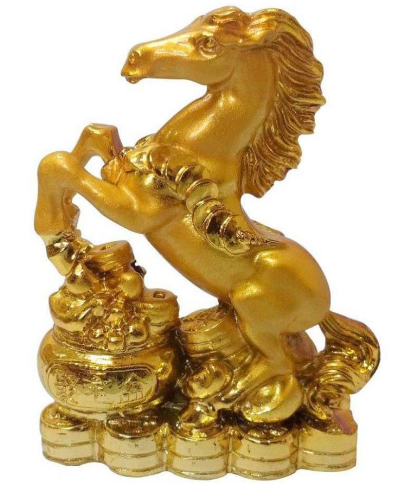     			Shayana Creation Fengshui Horse with Wealth Pot