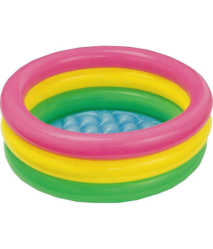 God Devotee Intex Inflatable 3 Feet Baby Swimming Pool/Bath Tub.
