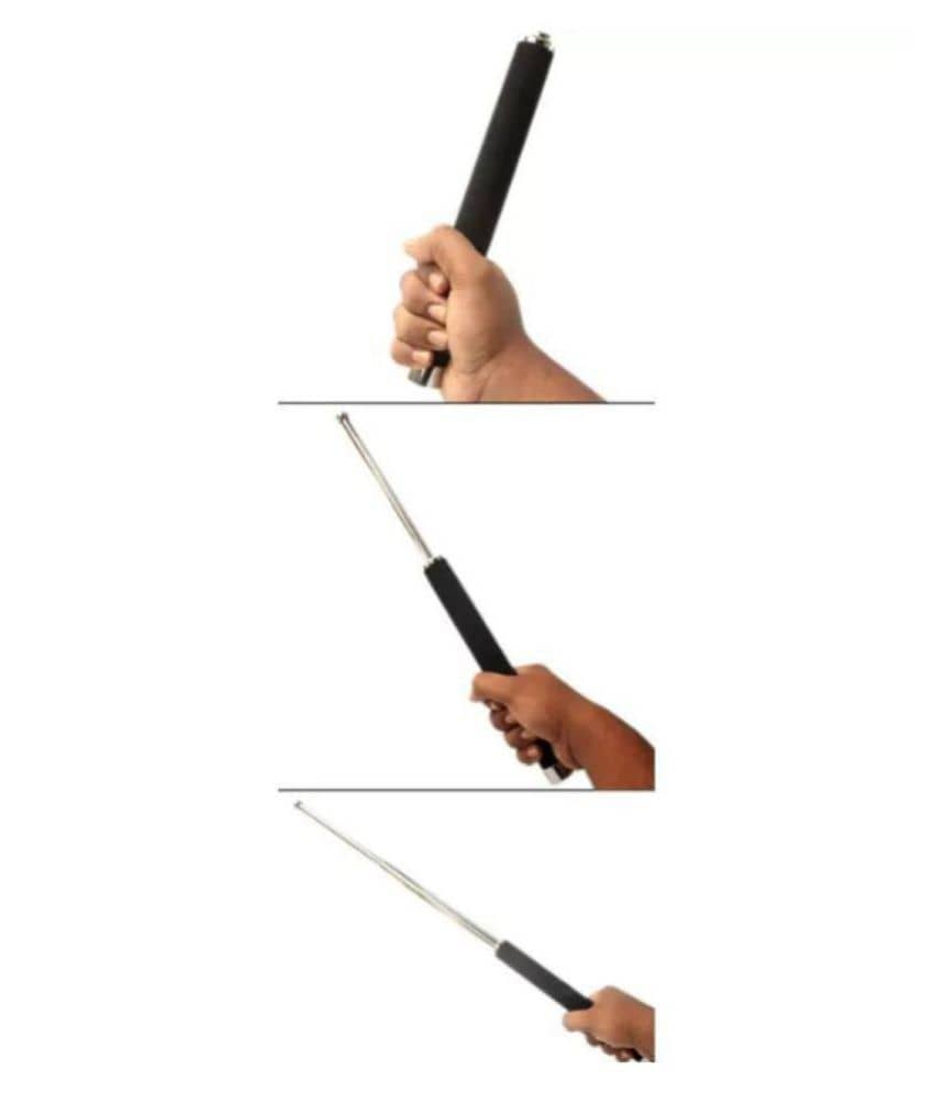 Stop Shoppers self defense security telescopic folding Stick - Sports and Fitness Equipment | Buy online on ZillyBuy