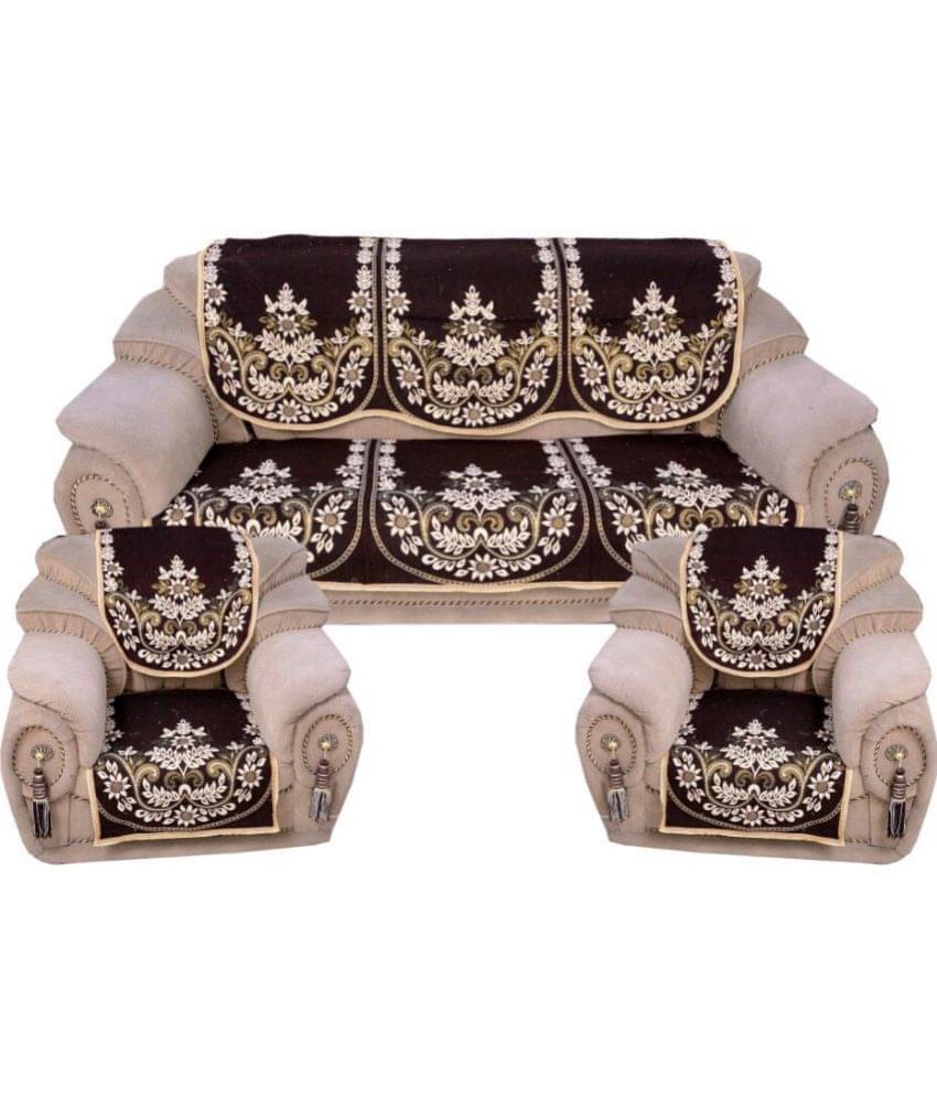 Decorista 5 Seater Cotton Set of 10 Sofa Cover Set Decorista 5 Seater Cotton Set of 10 Sofa Cover Set