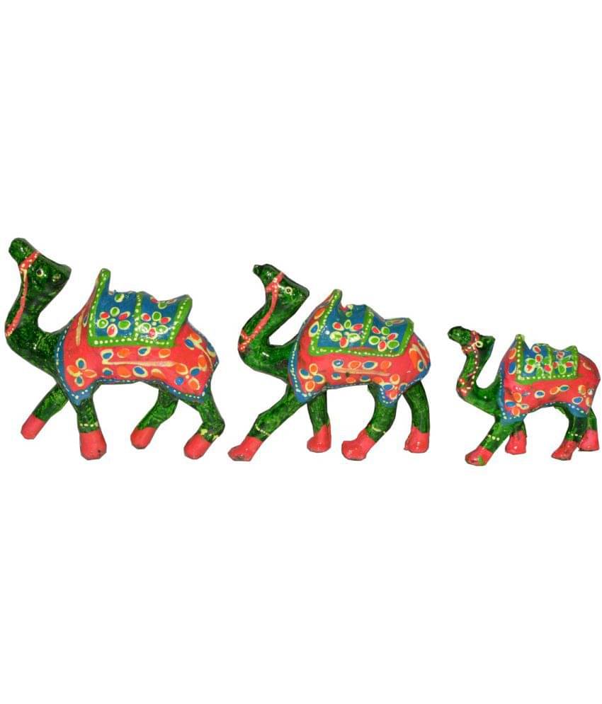 Royal Arts And Crafts Multicolour Paper Mache Handicraft Showpiece - Pack of 3 Royal Arts And Crafts Multicolour Paper Mache Handicraft Showpiece - Pack of 3