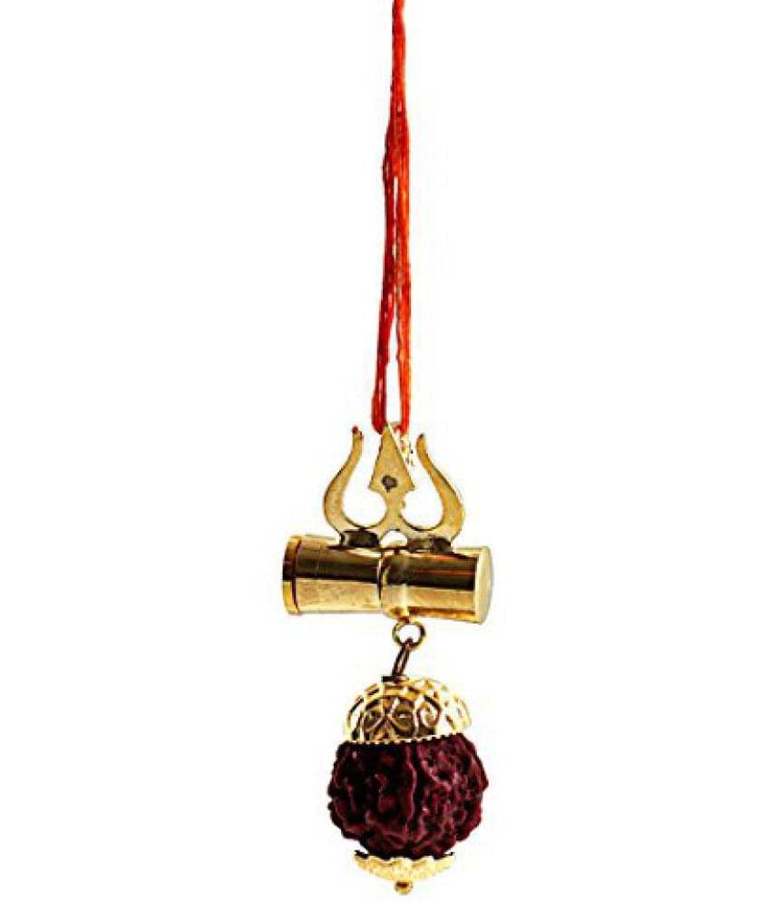     			S.S Collection Lord Shiva Shakti Kawach Rudraksha Pendant For Power, Harmony and Protection