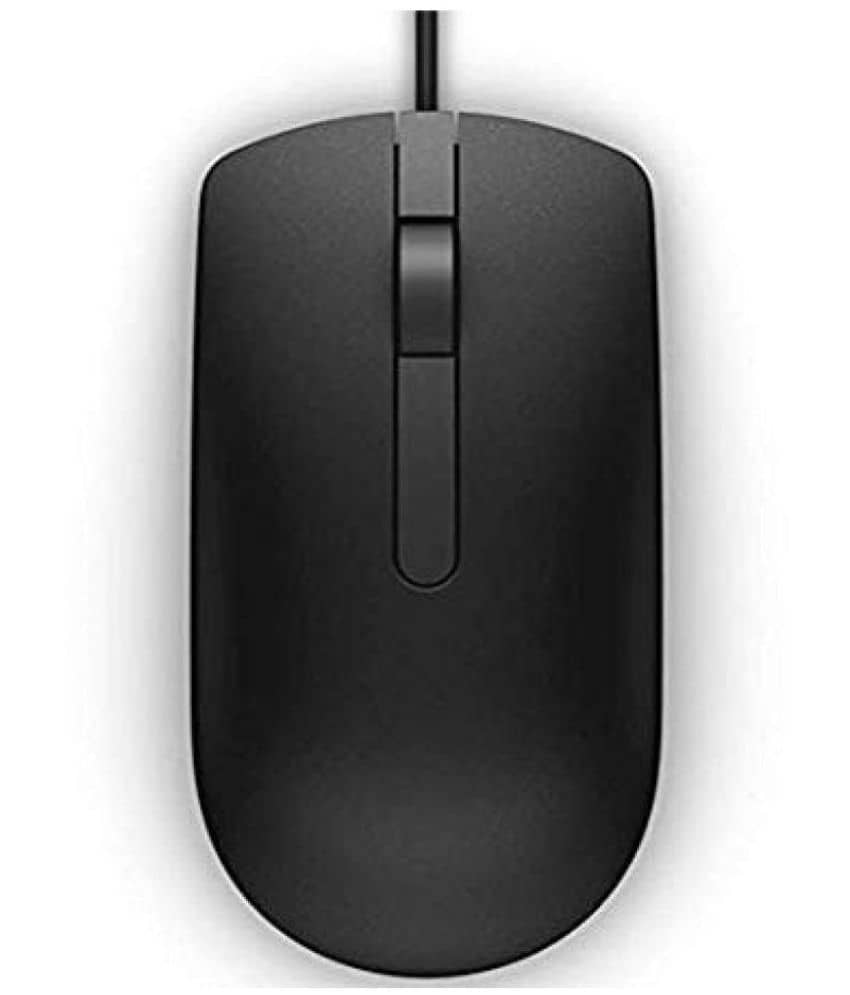 Dell Mouse MS116 Black USB Wired Mouse