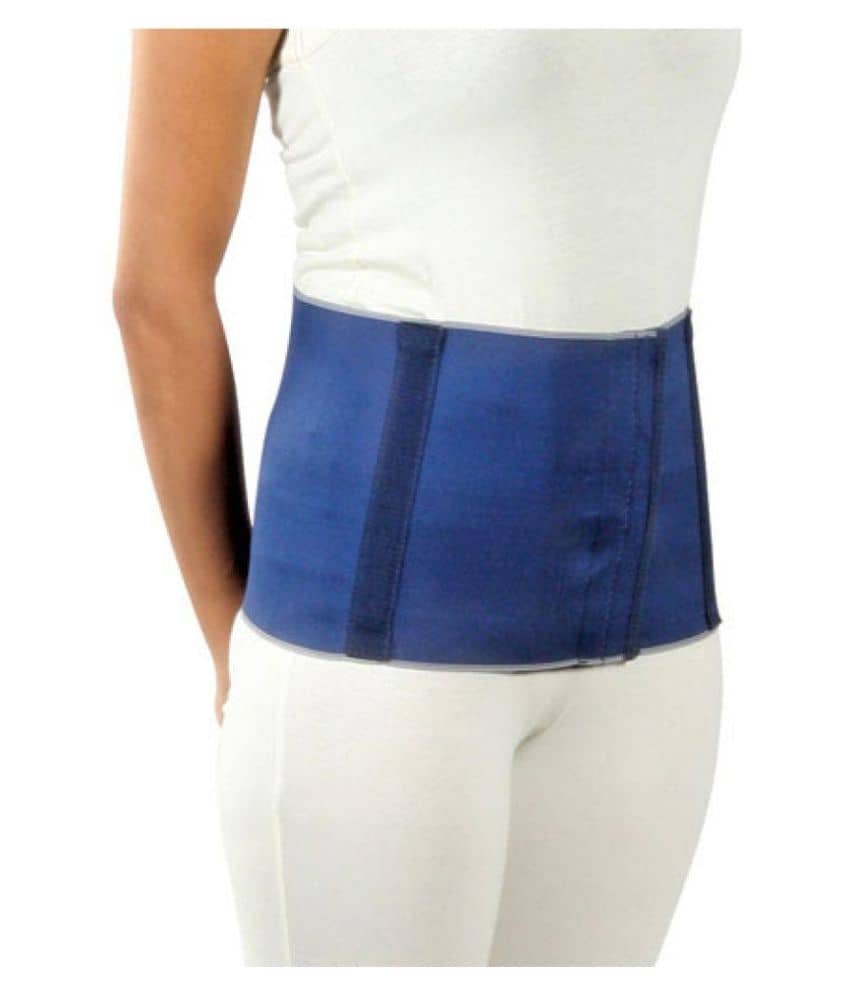 Medtrix Abdominal Belt Waist Support Back Support Blue - M Abdominal Support M