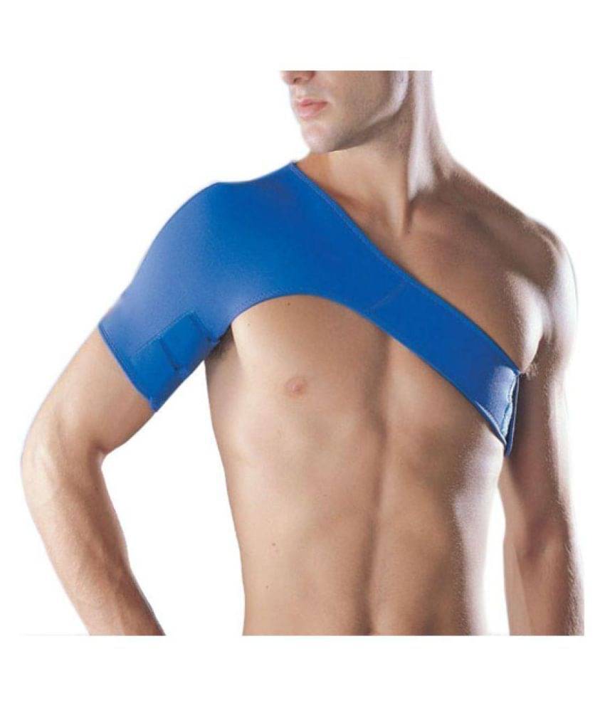 Medtrix Shoulder Support Compression Neoprene Blue (Right) Free Size Medtrix Shoulder Support Compression Neoprene Blue (Right) Free Size