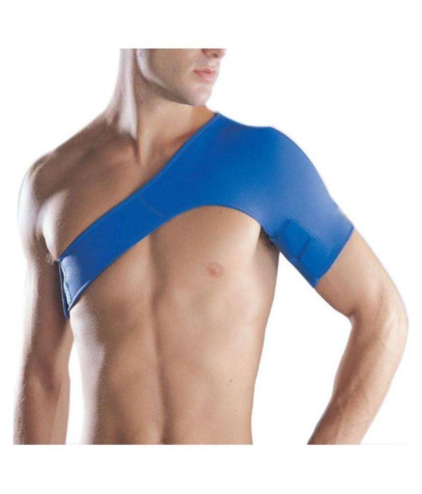     			Medtrix Shoulder Support Compression Neoprene Blue (Left) Free Size