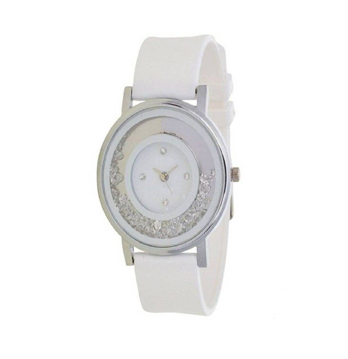     			MIENTERPRISE PU Round Womens Watch