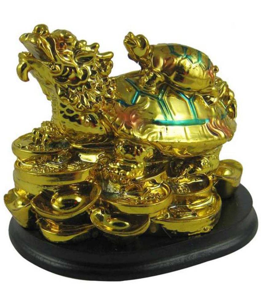     			Snaya Collection Feng Shui Dragon Tortoise With Child