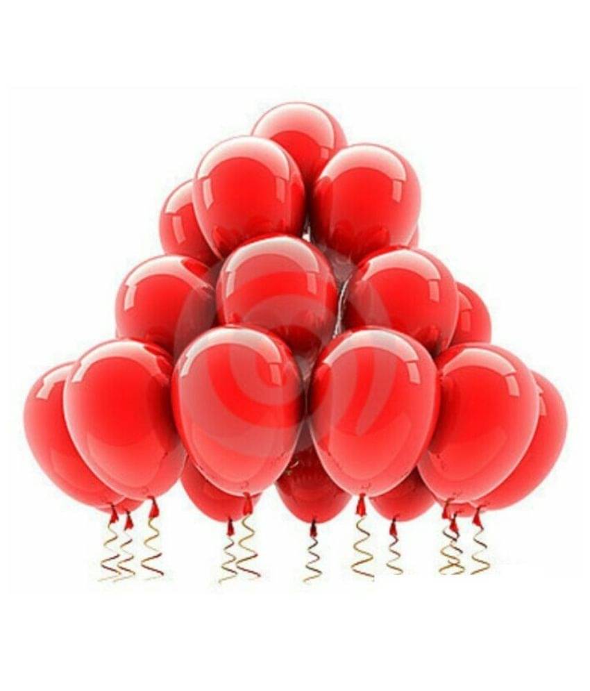     			Red Metallic Balloons  (Red Pack of 100) (12 Inchs)