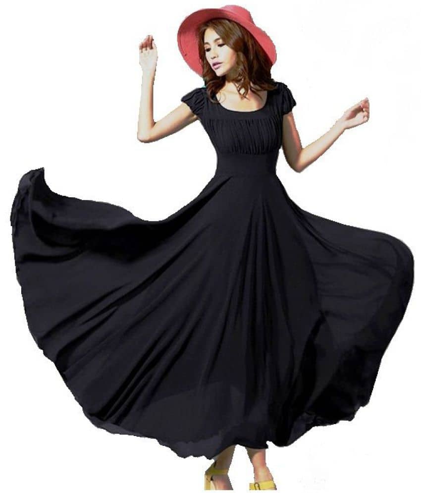 green emerald velvet dress Buy Raabta Fashion Women Black Long Dress with Drosting at Amazon.in