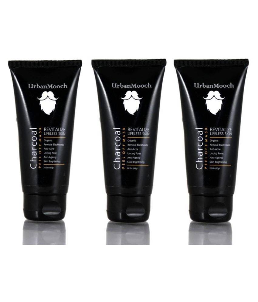 UrbanMooch CHARCOAL PEEL OF MASK-180GM Face Peel Masks 180 gm Pack of 3 UrbanMooch CHARCOAL PEEL OF MASK-180GM Face Peel Masks 180 gm Pack of 3