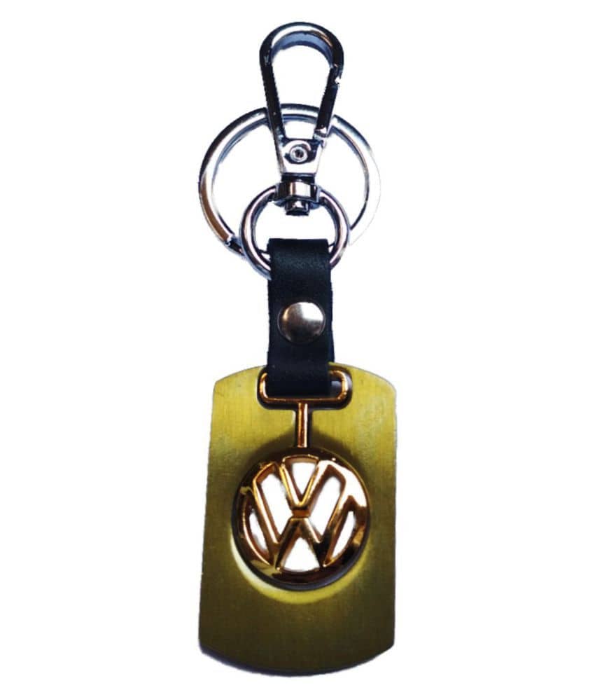 Americ Style VOLKSWAGEN Golden Metal Swinging Logo Locking Locking Key Chain  (Gold) - Jewellery Sets | Buy online on ZillyBuy