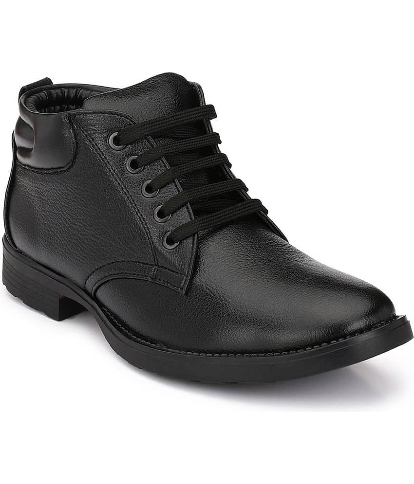 Mactree Lifestyle Black Casual Shoes
