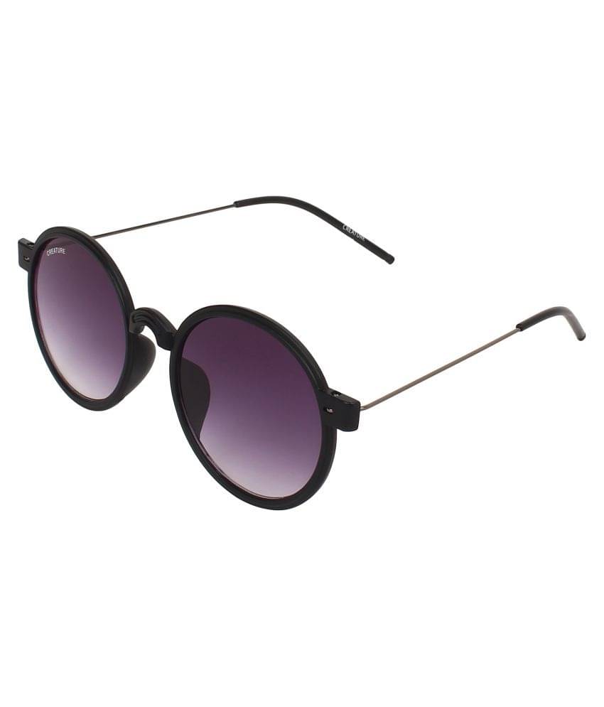     			Creature Voilet Round Sunglasses ( MIMT-101 )