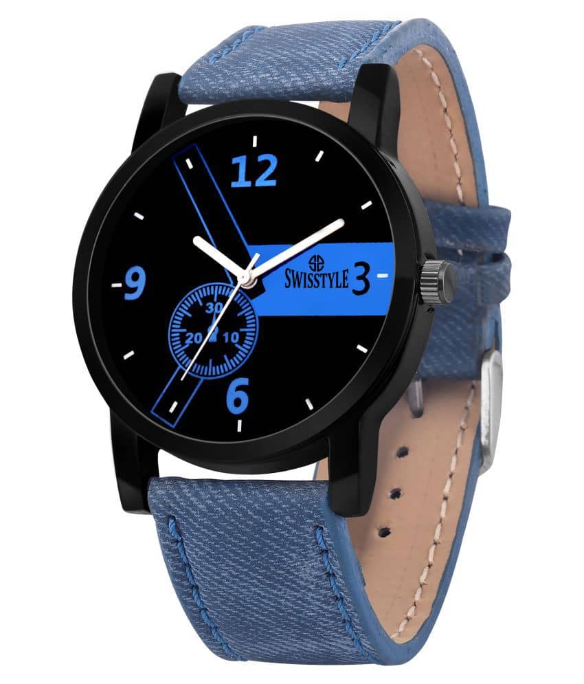 Swisstyle SS-GR825 Leather Analog Men's Watch