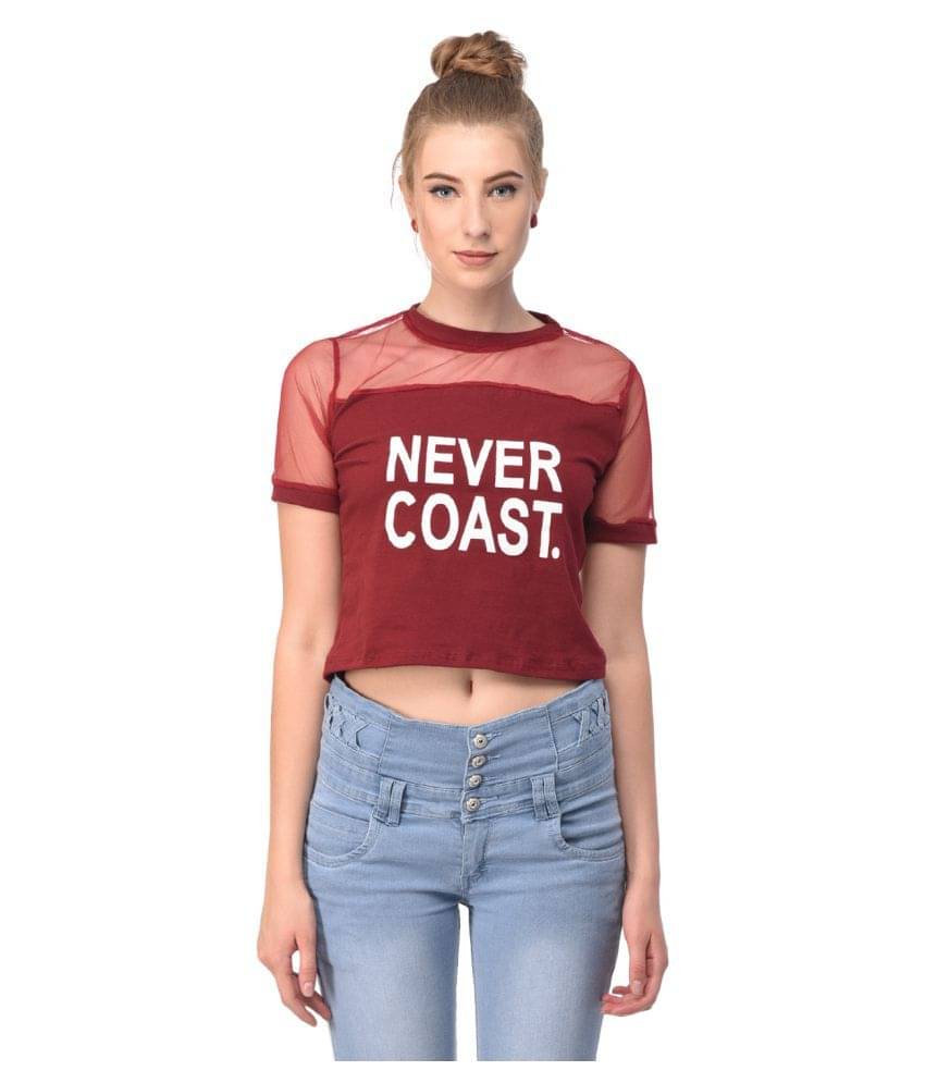     			Raabta Fashion Women's Viscose Regular Top ( Maroon )