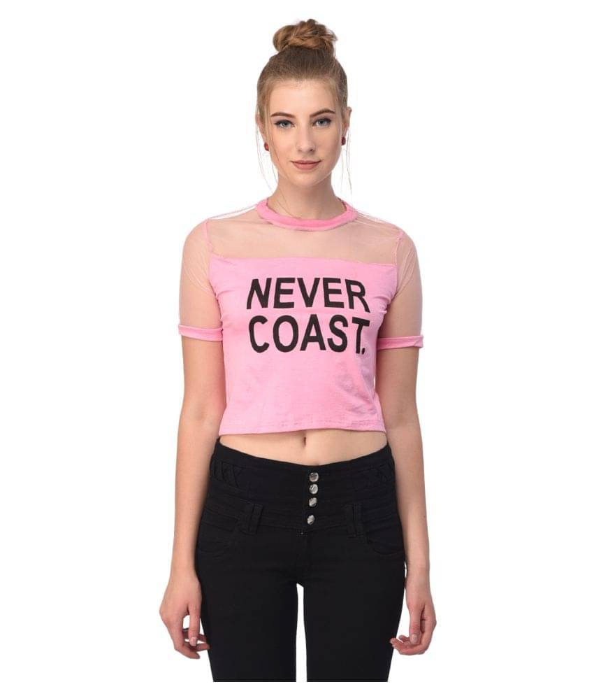 Raabta Fashion Women's Viscose Regular Top ( Pink ) Raabta Fashion Women's Viscose Regular Top ( Pink )