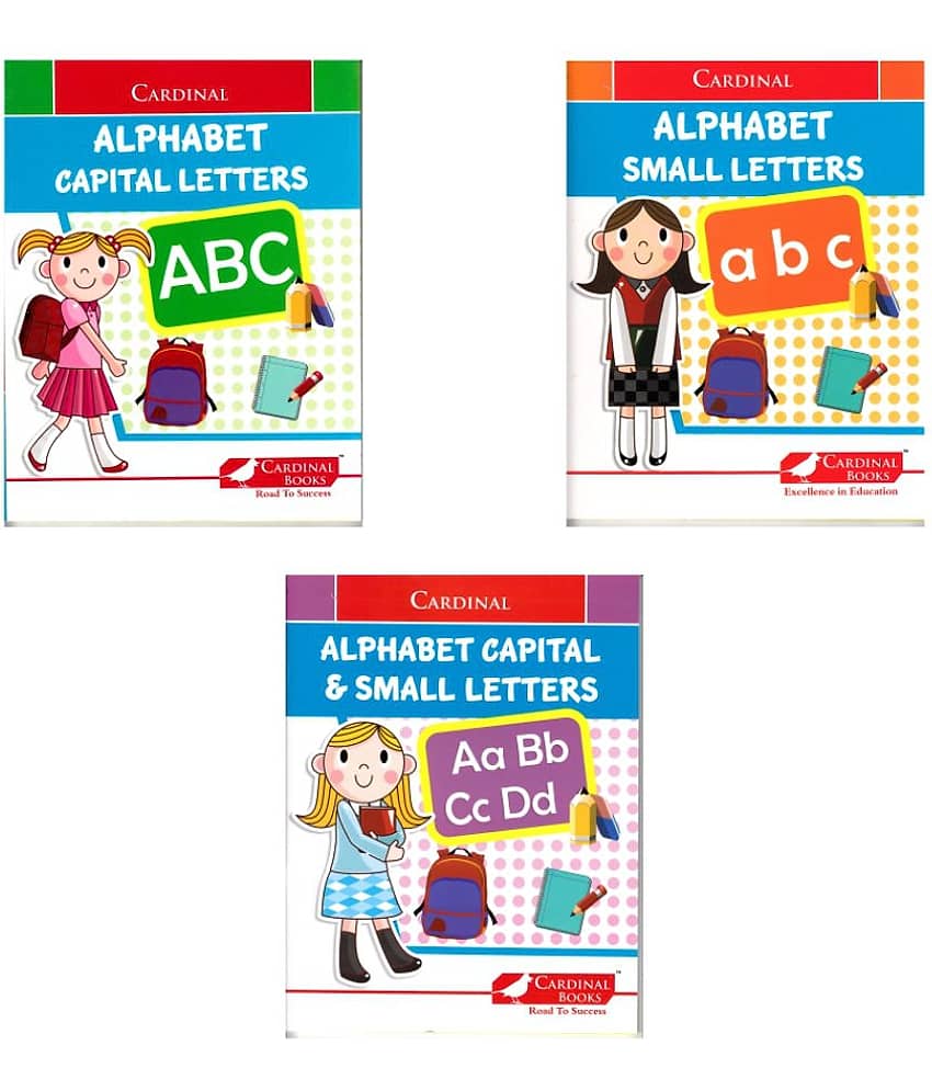 Cardinal Alphabet Letter Writing Book (Set of 3)