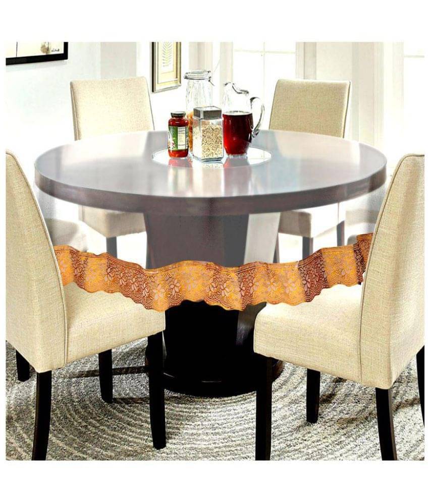    			E-Retailer 6 Seater Transparent PVC Single Table Covers