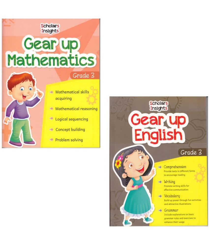 Scholars Insights Gear Up English & Maths Grade 3 (Set of 2)