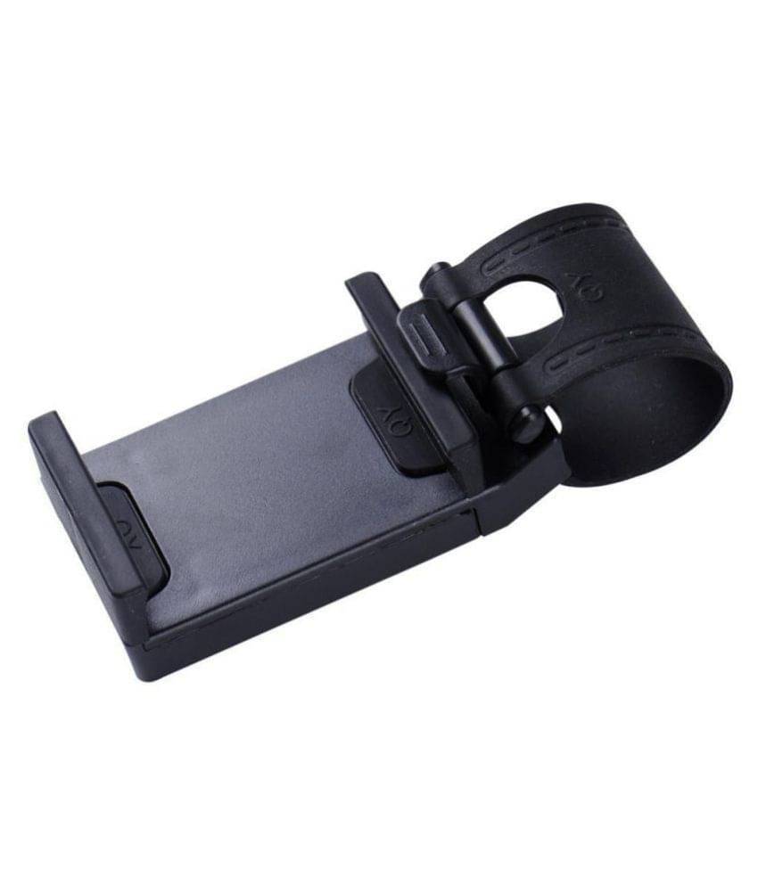     			Exosis Car Mobile Holder Single Clamp 123 for Steering - Black