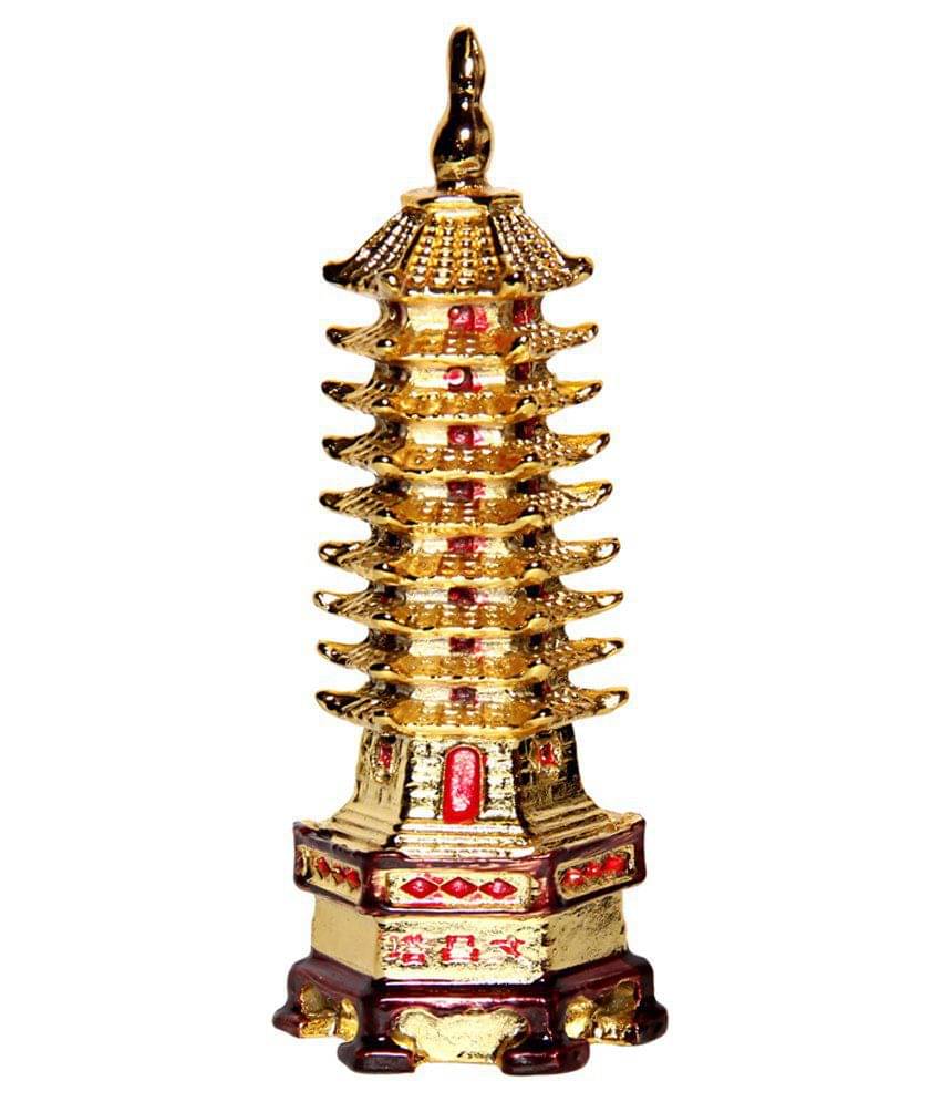     			S.S Collection ellow Resin Vastu / Feng Shui / Education Tower For Academic Success For Child's Study Table
