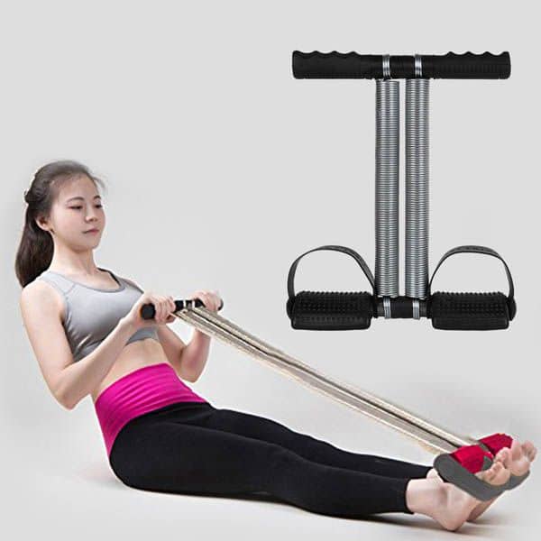 Tummy Trimmer Sports Double Spring Abdominal Exerciser - Black - Sports and Fitness Equipment | Buy online on ZillyBuy