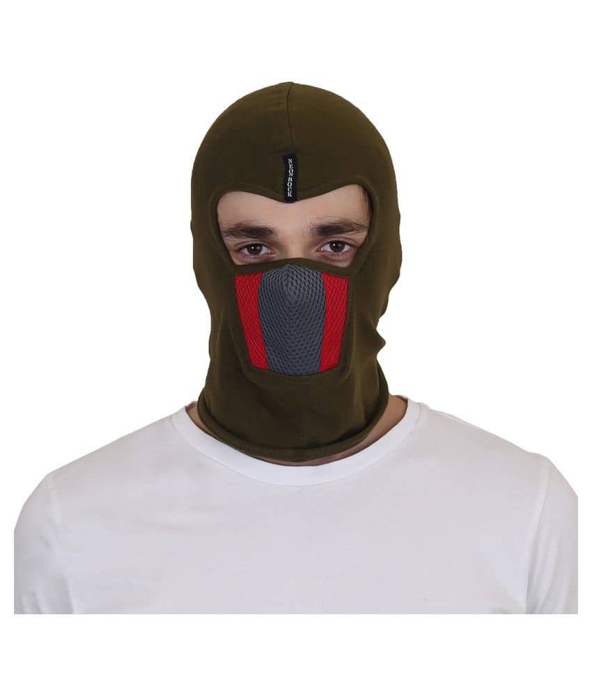 Goodluck Full Face Bike Riding Mask Dust Protection, Anti Pollution (Green)