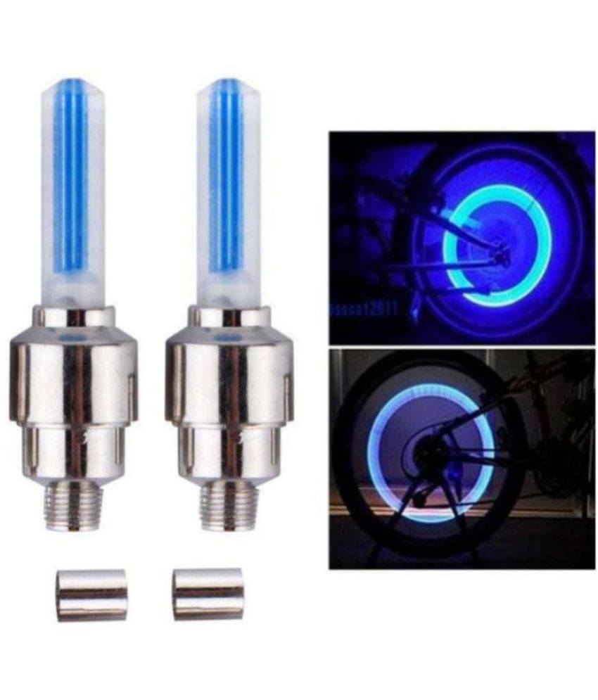 RSN Tyre LED Cycle Lights for CAR/BIKES AND BICYCLE FOR Valve Cap with Motion Sensor (Set of 2) - Magic Lights For Gear cycles RSN Tyre LED Cycle Lights for CAR/BIKES AND BICYCLE FOR Valve Cap with Motion Sensor (Set of 2) - Magic Lights For Gear cycles