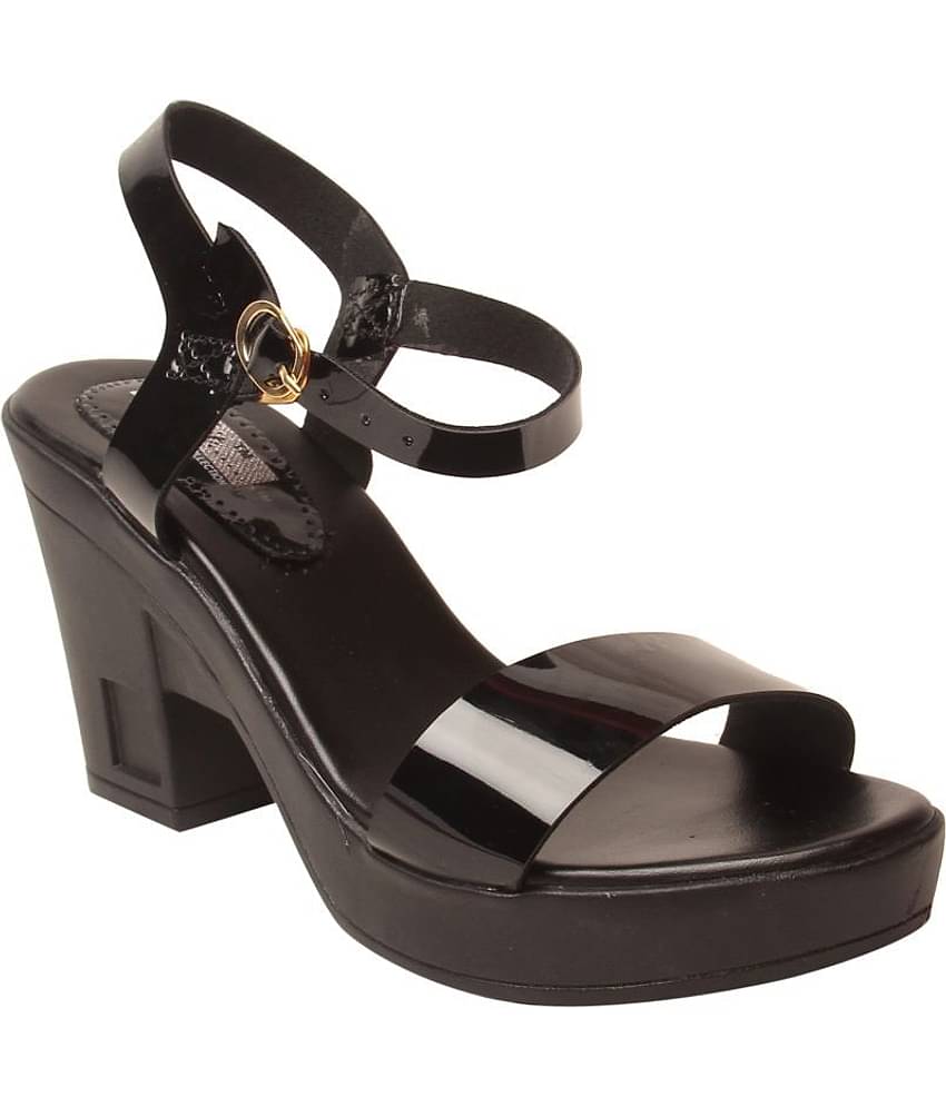 Feel It - Black Women's Block Heel Heels