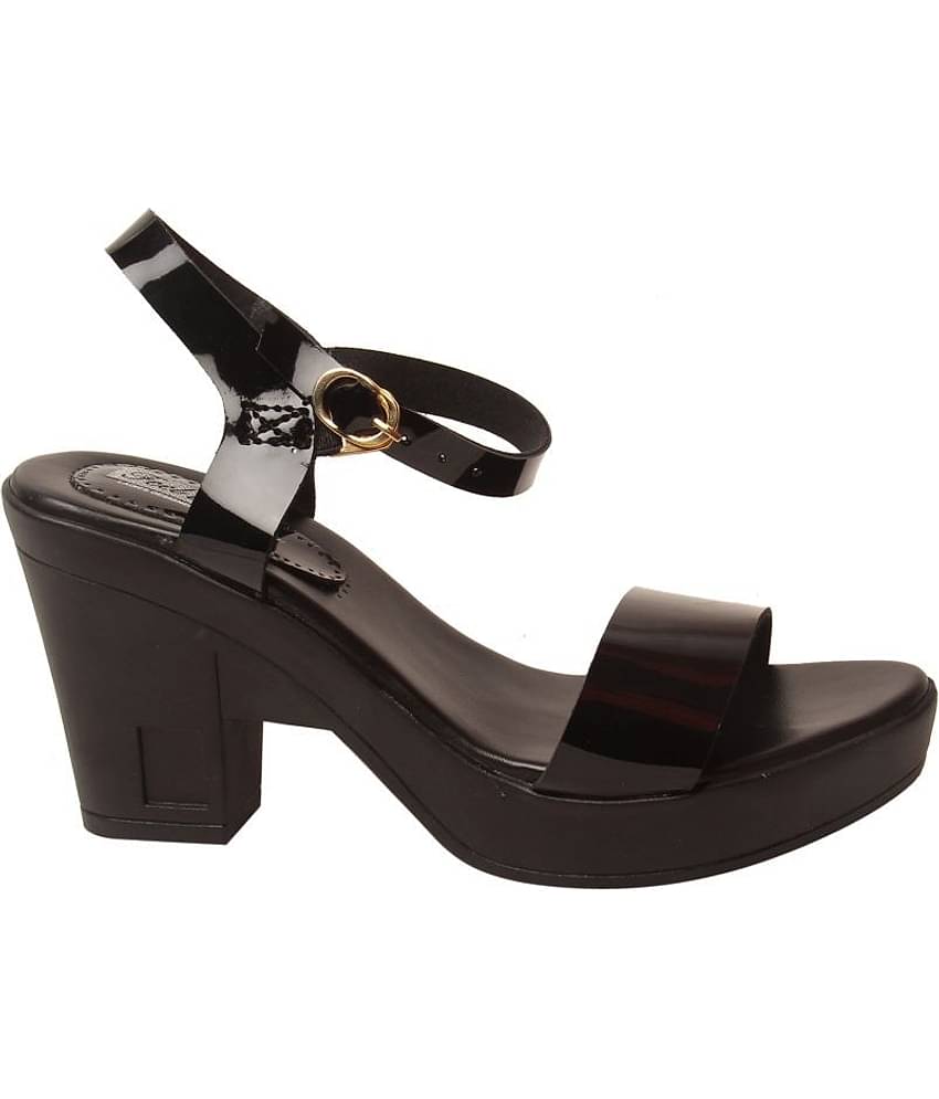 Feel It - Black Women's Block Heel Heels