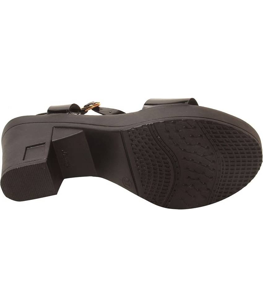 Feel It - Black Women's Block Heel Heels