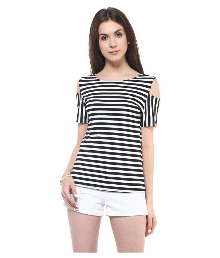     			Zima Leto Women's Viscose Regular Top ( Black )