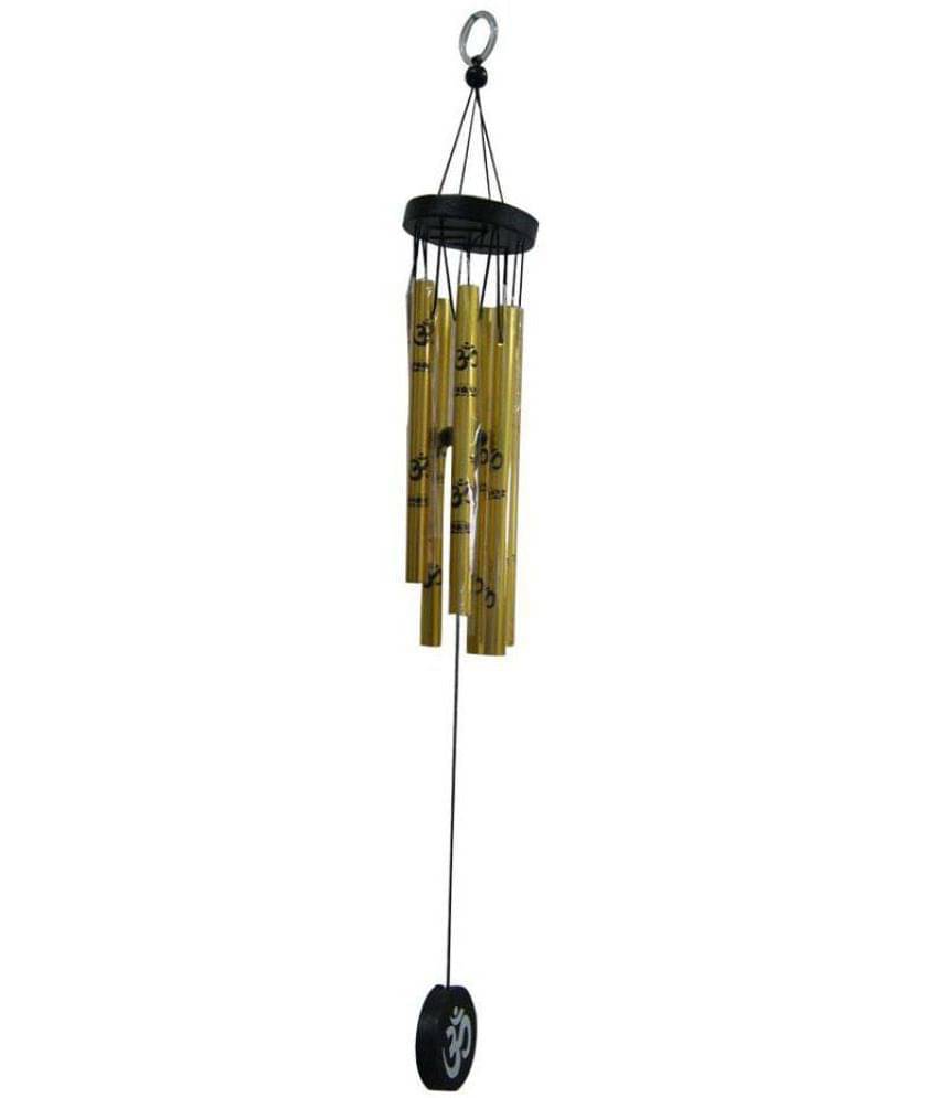     			King & Queen Feng Shui Om Matte Aluminium Wind Chime