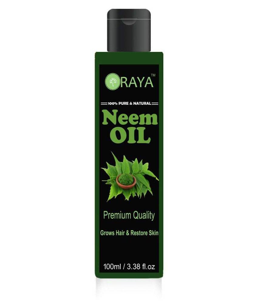 ORAYA 100% Pure & Natural Pure Neem Oil & Hair Oil Skin Oil 100 ml     			ORAYA 100% Pure & Natural Pure Neem Oil & Hair Oil Skin Oil 100 ml