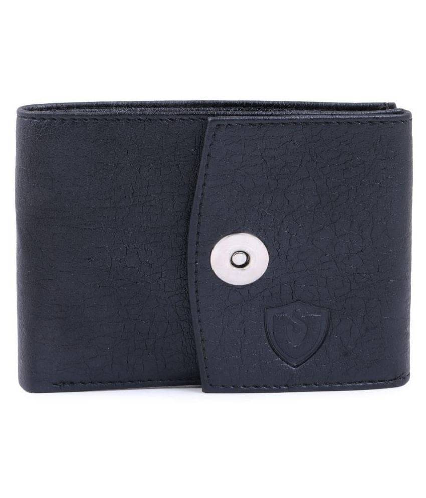     			Keviv - Black Leather Men's Regular Wallet ( Pack of 1 )