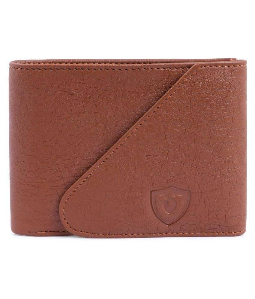     			Keviv Leather Tan Casual Regular Wallet