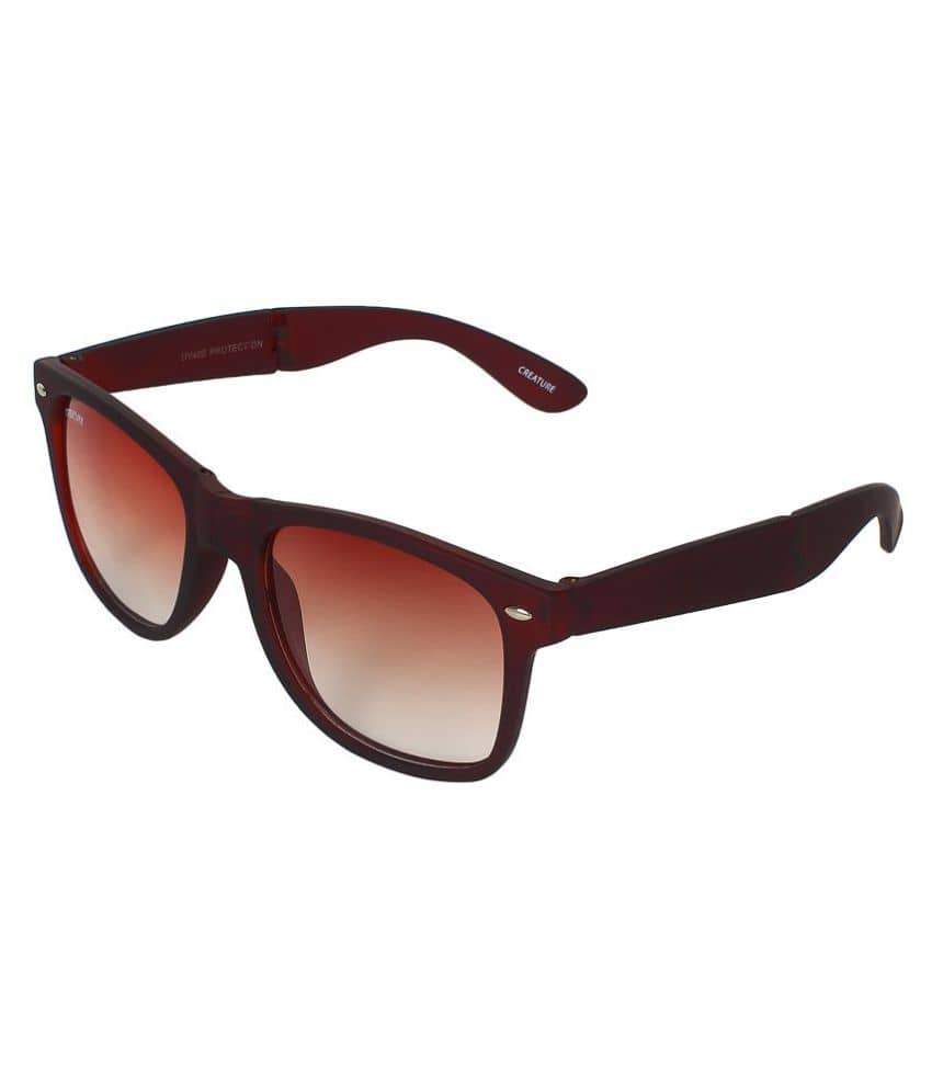 Creature - Brown Square Sunglasses ( SUN-151 ) - Sunglasses | Buy online on ZillyBuy